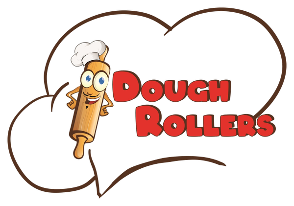 Dough Rollers: a cartoon baker with a rolling pin